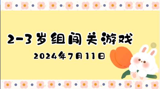 2024.7.11 2-3岁组亲子闯关游戏 商品图0