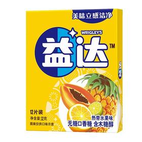 益达 热带水果味口香糖(12片) 32g/盒