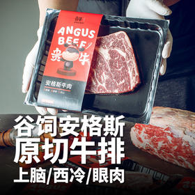 原切安格斯牛排：上脑 / 西冷 / 眼肉  300天谷饲安格斯牛 口感醇厚 奶香充足（顺丰发货）24年9月批次