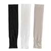 【冰爽来袭！冰丝防嗮腿套】冰丝面料，舒适冰感，使织物内的热量减少，保证内部温度降低，防止晒伤男女骑行冰袖，遮疤痕纹身防蚊腿袖L 商品缩略图4