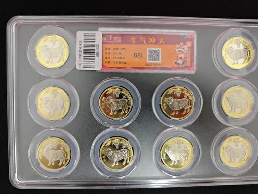 十二生肖纪念币10枚套装评级 商品图5