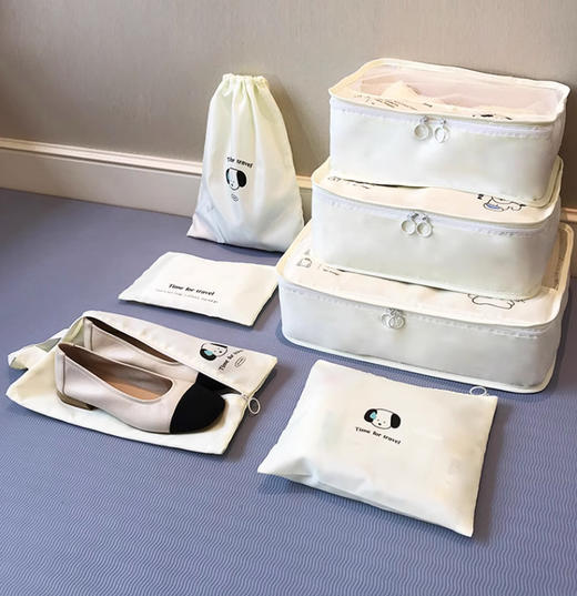 旅行收纳袋子分装袋行李箱衣服内衣裤子整理包出差旅游防水洗漱包_ym 商品图8