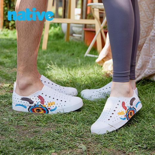 心选丨【特价款】native抽象梦境Jefferson亲子洞洞鞋 商品图1