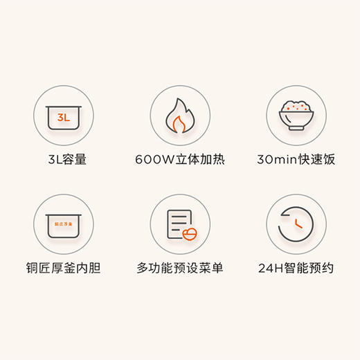 【好吉利】九阳电饭煲F30FZ-F430 商品图5