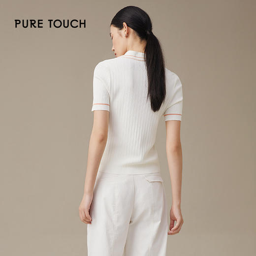 pure touch女士针织短袖上衣1346243341 商品图2