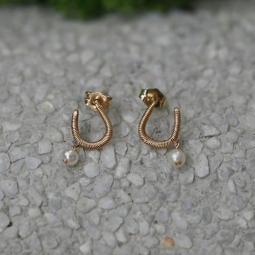 SpoiledBrat Jewelry新年礼物 幸运马蹄 彩色宝石小耳钉 商品图5