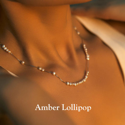 【纯银串珠珍珠项链】AmberLollipop安铂洛利 ABL2308041137 商品图6