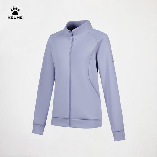 卡尔美秋季新款乘风燃跑系列女士针织外套（立领） 商品图1