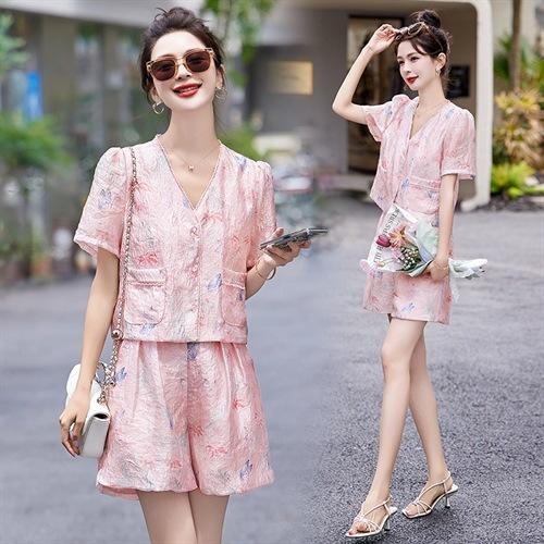 新款时尚流行新花色两件套套装BBL2861 商品图0