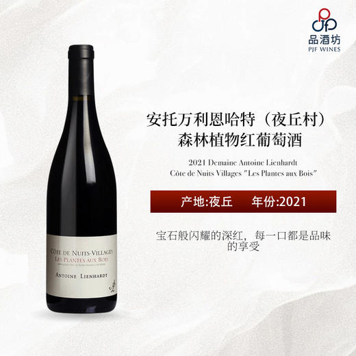2021 Domaine Antoine Lienhardt Côte de Nuits Villages Les Plantes aux Bois 安托万利恩哈特（夜丘村）森林植物红葡萄酒 商品图2