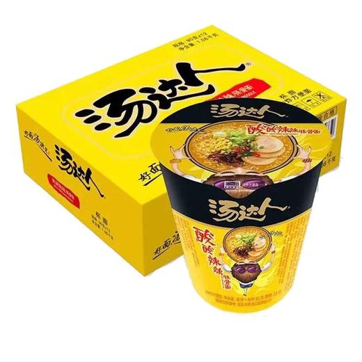 统一汤达人酸酸辣辣豚骨面90g*12桶 商品图0
