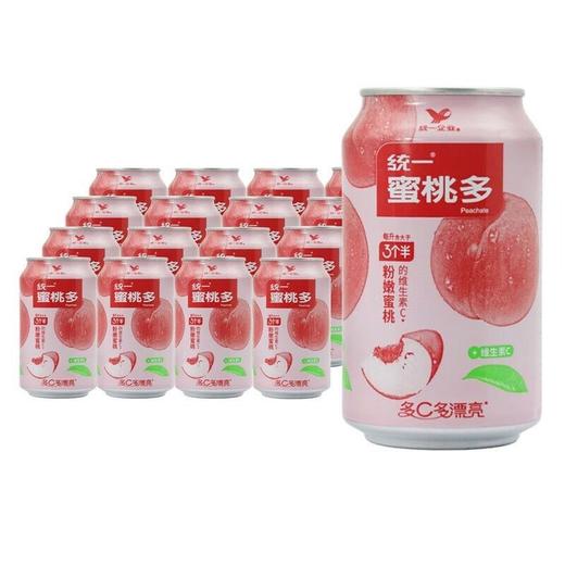 统一蜜桃多水果饮料310ml*24罐 商品图0