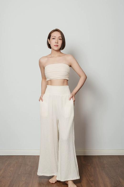 AddOne+1小众设计瑜伽休闲时尚轻薄透气阔腿裤 度假/居家/冥想裤 商品图4