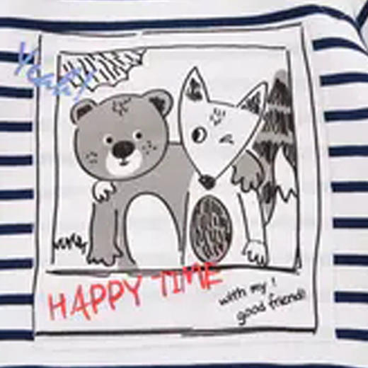 棉果果冬季男童套头加绒加厚卫衣M412180419680 商品图3