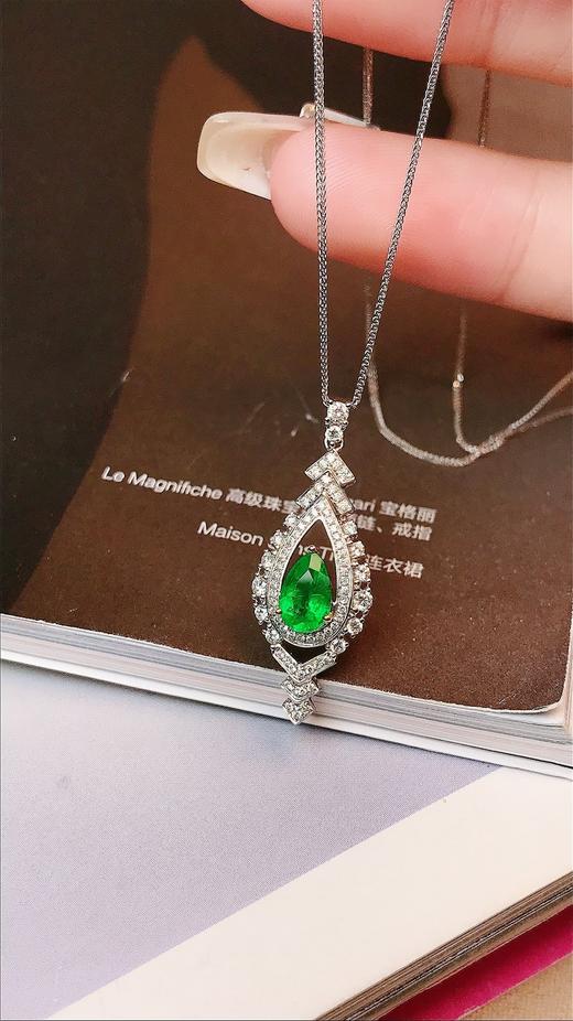 0.51ct 祖母绿锁骨链 商品图2