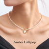 【调色盘白色欧珀吊坠项链 】AmberLollipop安铂洛利 ABL230317004 商品缩略图2