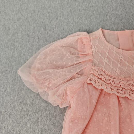 413-童圆领短袖连衣裙 商品图3