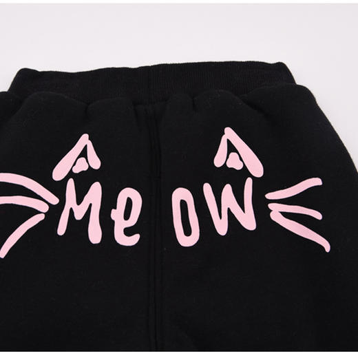 棉果果秋冬季女童南极绒运动长裤M422200419752 商品图4