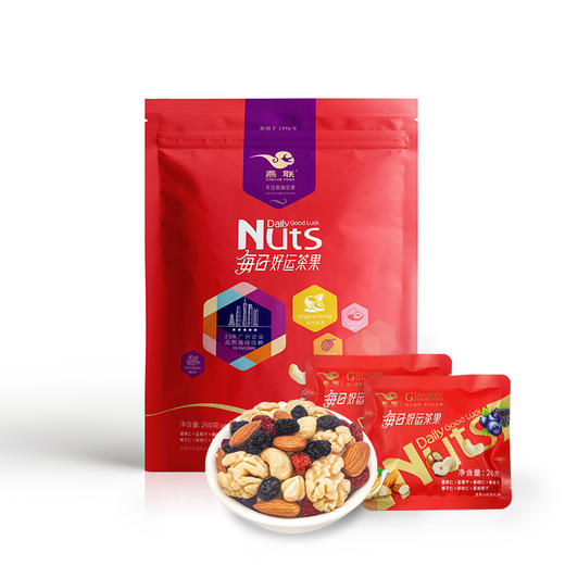 L燕联好运茶果
（立式袋装）260g 商品图0