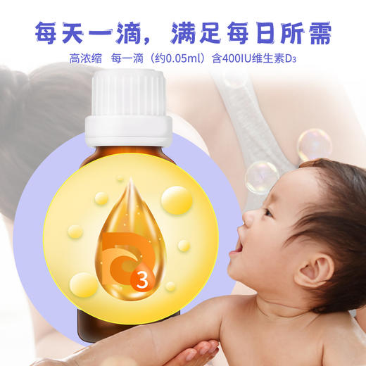【纽派】进口维生素D3 每一滴含400IU 商品图2