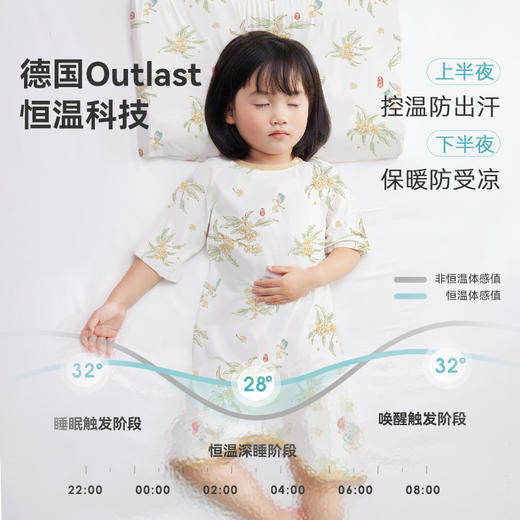 i-baby/英伦宝贝 Outlast针织印花抑菌恒温睡袍 商品图3