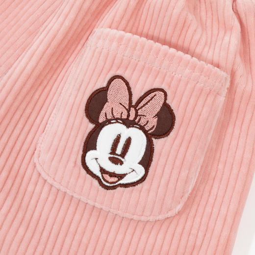 【商城同款】迪士尼童装儿童裤子秋冬女童长裤天鹅绒保暖宝宝休闲秋装2024新款ZD3DK020 商品图8