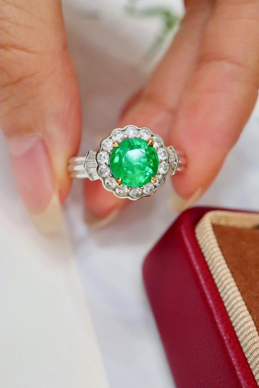 1.33ct 祖母绿戒指 商品图7