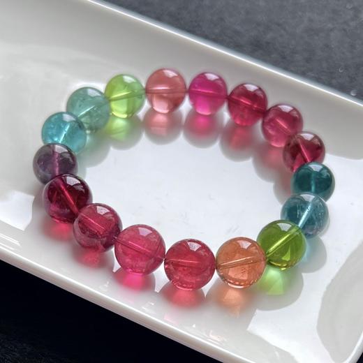 48.18g 12mm 碧玺手链 商品图3