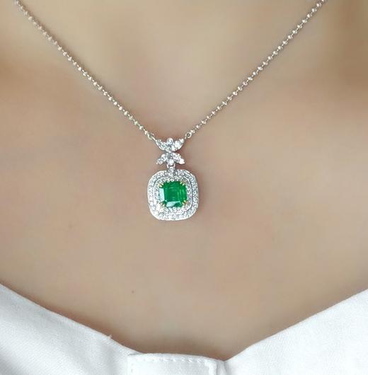 2.15ct 祖母绿项链 商品图4