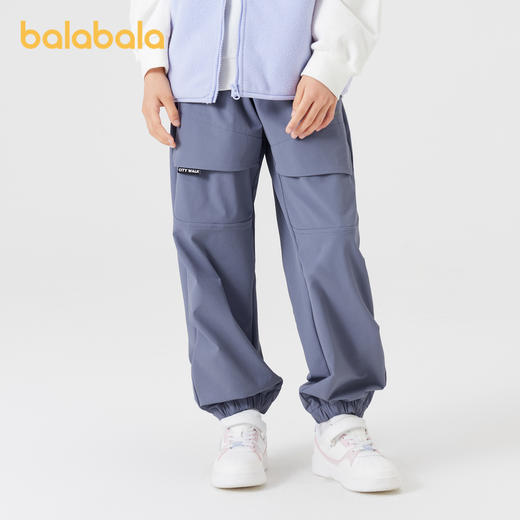 巴拉巴拉童装儿童裤子男童长裤秋装女大童运动裤宽松束脚印花 商品图1