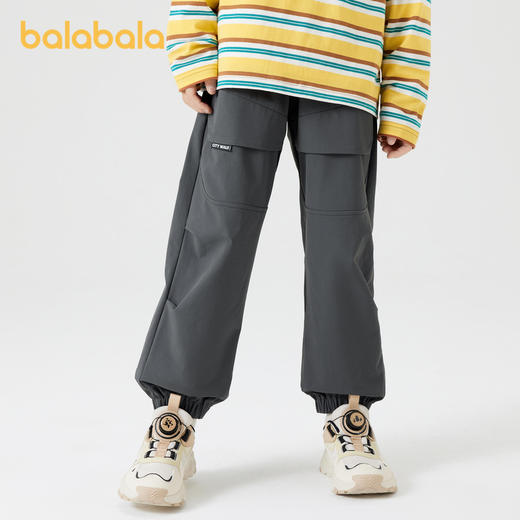 巴拉巴拉童装儿童裤子男童长裤秋装女大童运动裤宽松束脚印花 商品图2