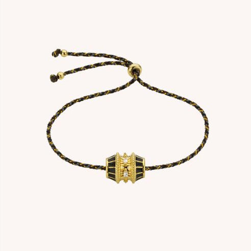 北京仓｜MYA-BAY-TALISMAN-黑色 珐琅 转运珠 手链［比利时设计师］ 商品图0