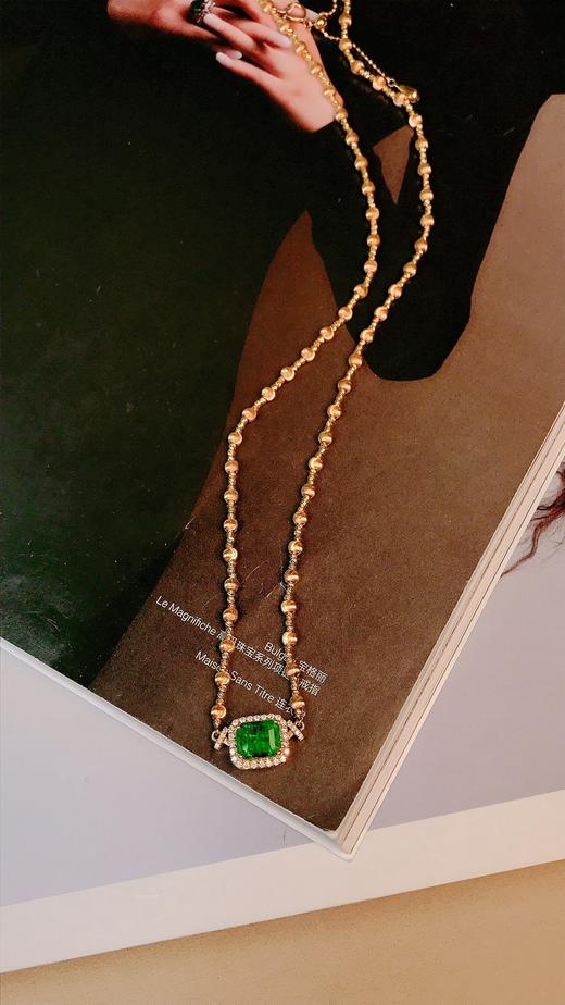 1.80ct 祖母绿锁骨链 商品图6