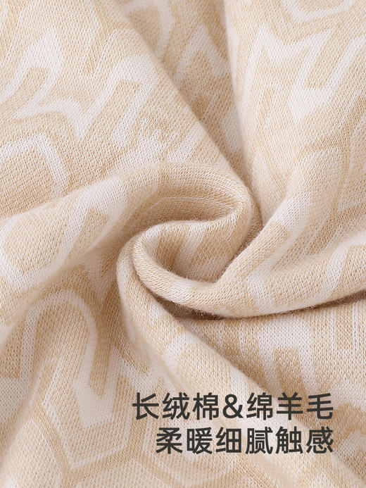 英氏婴儿衣服秋冬保暖羊毛连体衣男童2024新款连身衣YRHAJ3Q592A 商品图4