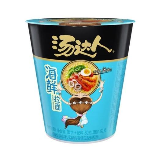 统一汤达人海鲜拉面80g*12桶 商品图0
