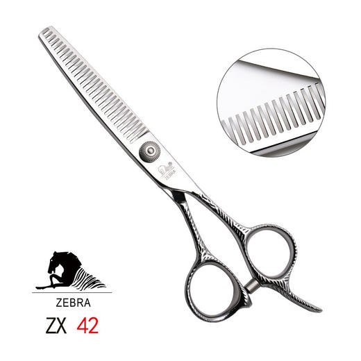 ZEBRA斑马精细剪裁  6.0寸 无痕牙剪 去量10-15%  ZX42 商品图0