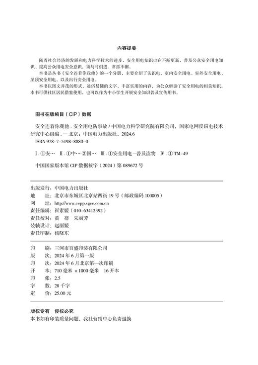 安全连着你我他 安全用电防事故 商品图3
