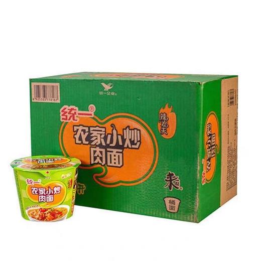 统一来一桶农家小炒肉面100g*12桶 商品图0