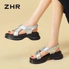 ZHR则则简约厚底凉鞋女2024夏新款时尚百搭轻盈透气耐磨凉鞋显高 商品缩略图6