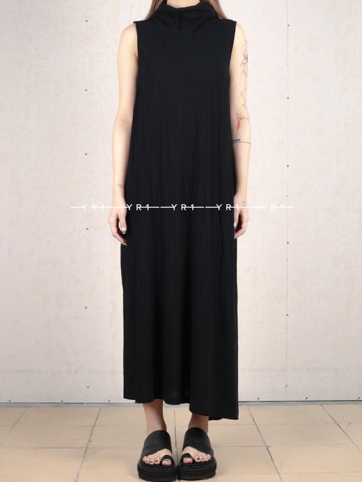 Y's｜褶皱无袖连衣裙 商品图0