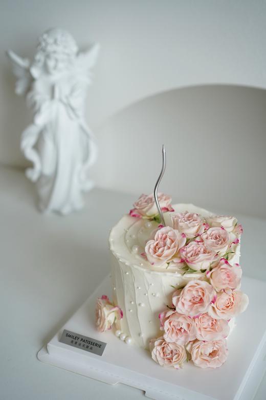 简约奶油蛋糕 | 鲜果原味奶油 - 折射玫瑰 商品图0