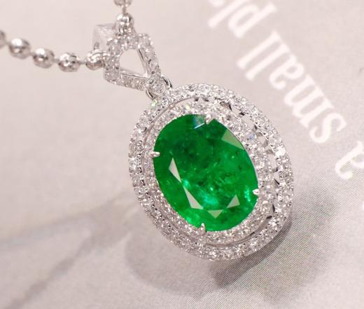 2.38ct 祖母绿吊坠 商品图3