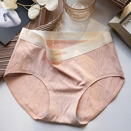 防下滑不夹臀 瑜伽健身专用 美宅内裤女隐形无痕大码冰丝女生短裤纯棉裆夏季薄款三角裤 商品图5