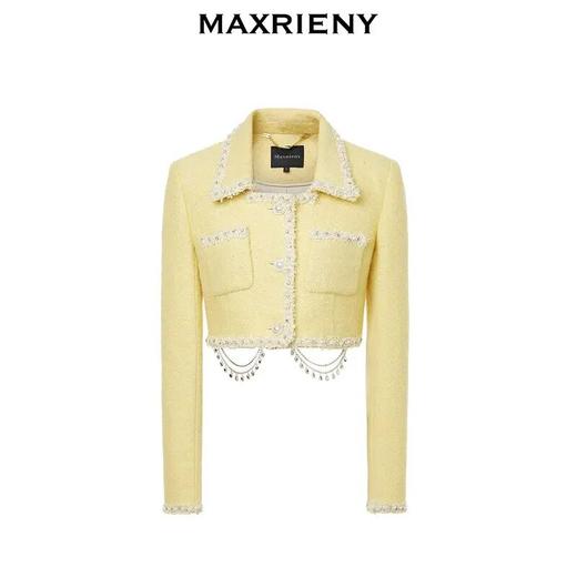 MAXRIENY2023秋季新款小香风花纱短款外套(货号:MC88JA540) 商品图4