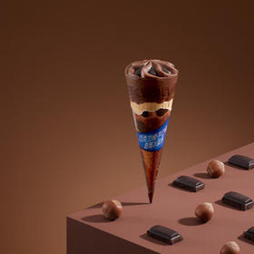 八喜 雪糕 冰淇淋 冰激凌 甜筒组合装 巧克力口味68g*5支 脆皮甜筒