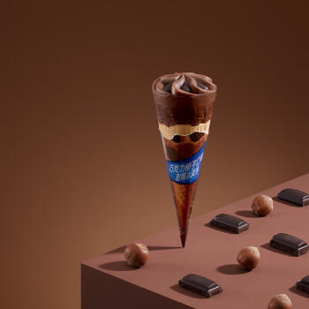 八喜 雪糕 冰淇淋 冰激凌 甜筒组合装 巧克力口味68g*5支 脆皮甜筒 商品图0