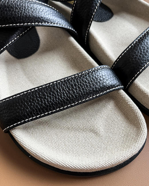 现货 THS 7.13-限时 TOT家 罗马交叉扣带凉鞋 复古沙滩凉鞋 2色 BZ1194 商品图6