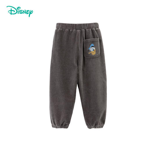【商城同款】迪士尼童装儿童裤子秋冬男童长裤天鹅绒保暖宝宝休闲裤ZD3DK019 商品图6