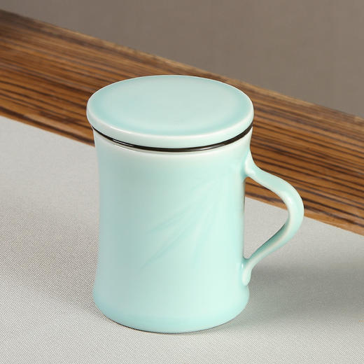 【经典】龙泉青瓷中式茶水分离泡茶杯 商品图4