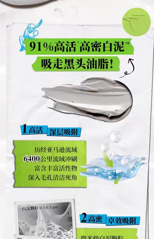 亚马逊渠道科yan氏白泥清洁面膜 商品图7
